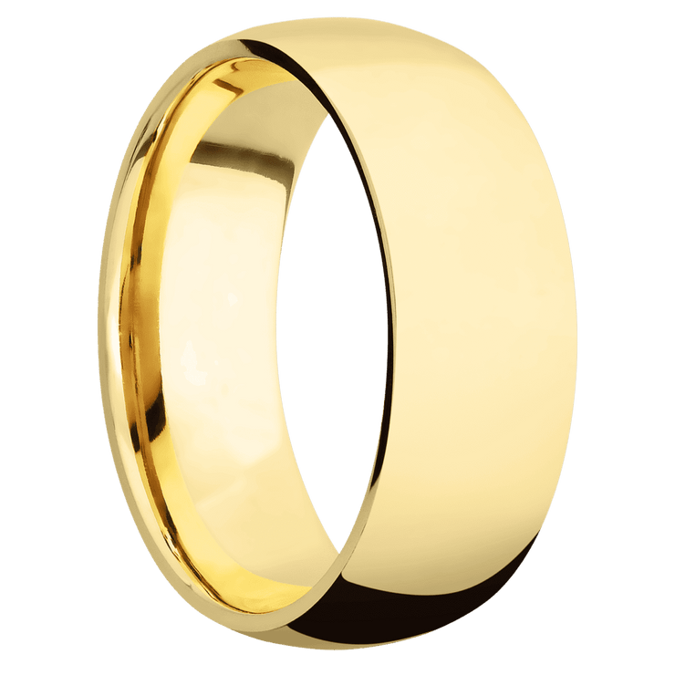 10K Yellow Gold + Polish Finish