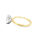 2.00 CT. Oval Lab Grown Diamond Engagement Ring