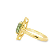Mint Tourmaline Ring