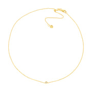 Diamond Bezel Choker Necklace