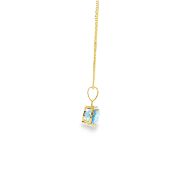Blue Topaz Pendant