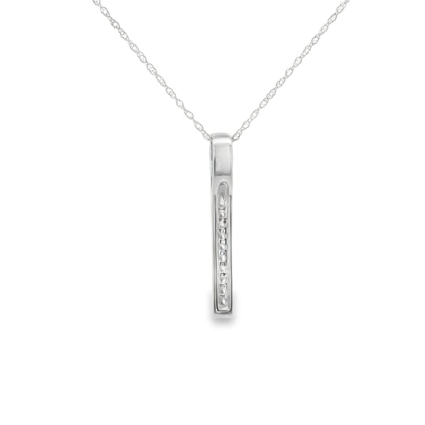 Diamond Bar Pendant