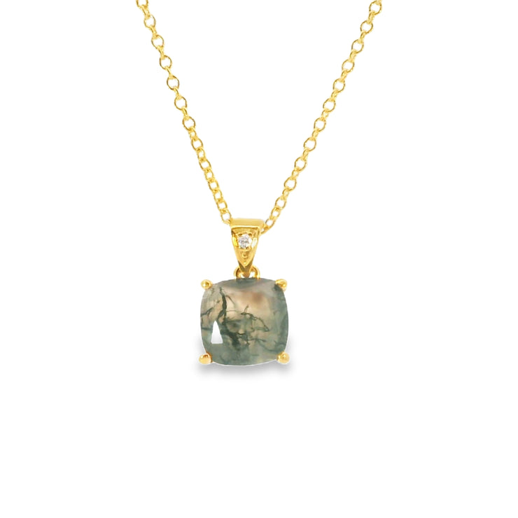 Moss Agate Pendant