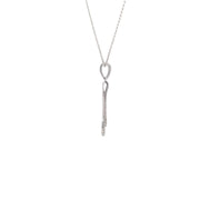 White Gold Diamond Pendant Necklace
