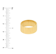 Ribbed Cigar Wide Band