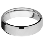 14K White Gold + Anglesatin , Polish Finish + Cobalt Chrome