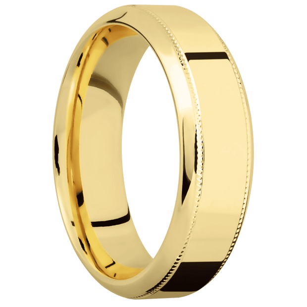 18K Yellow Gold + Polish , Polish Finish
