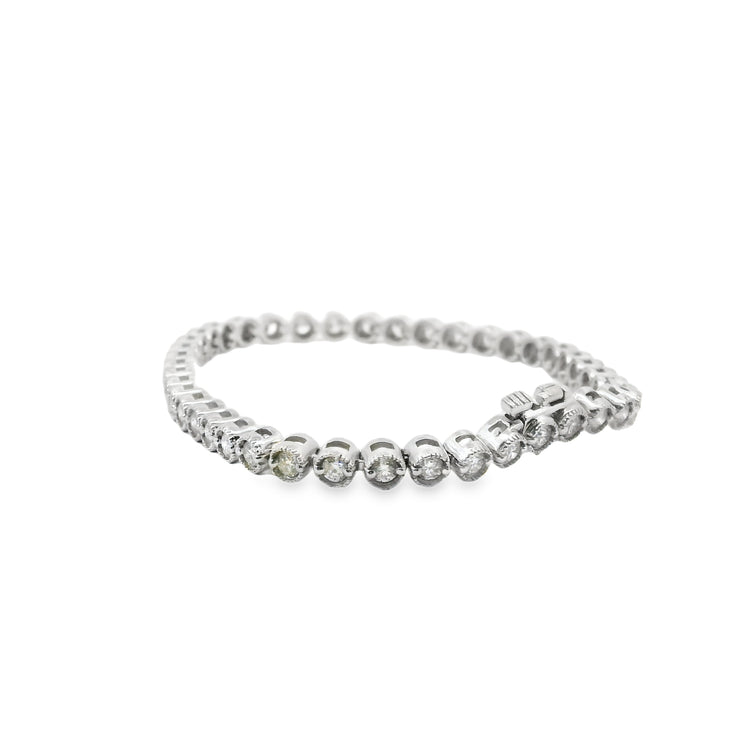 Diamond Bezel Tennis Bracelet