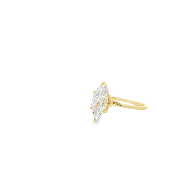 1.88 ct Marquise  Lab Grown Engagement Ring