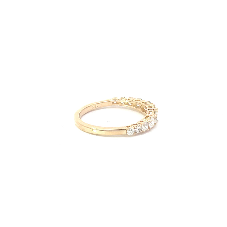 Yellow Gold Diamond Band
