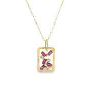 Geometric Scatter Pendant