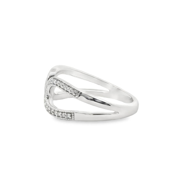 Diamond Buckle Ring