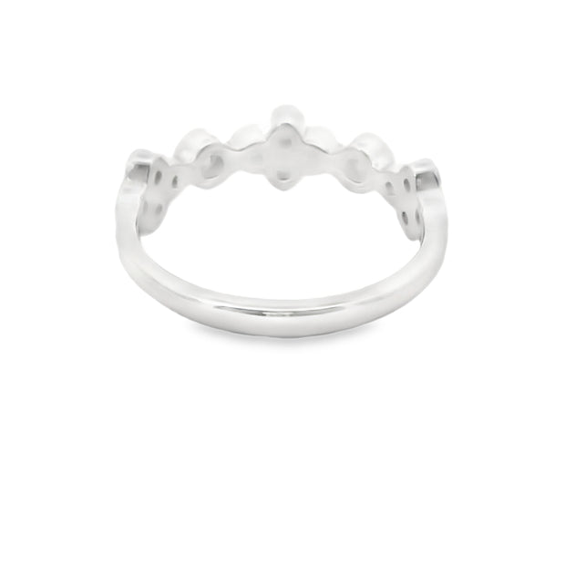 Diamond Clover Vintage Inspired Ring