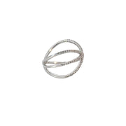 White Gold Shaped Diamond Ring