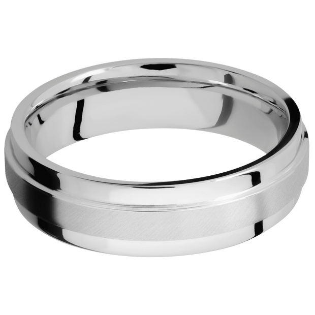 10K White Gold + Anglesatin , Polish Finish