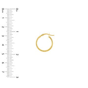 14 Karat Hoops