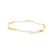 Diamond Beaded Station Bracelet