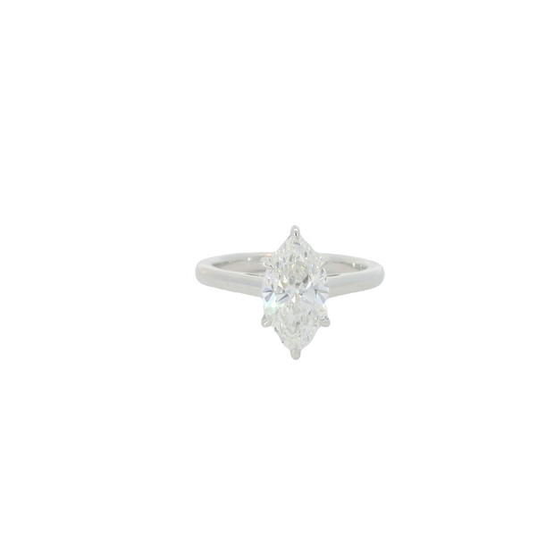 Lab Grown Marquise Engagement Ring