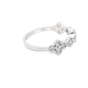 Diamond Clover Vintage Inspired Ring
