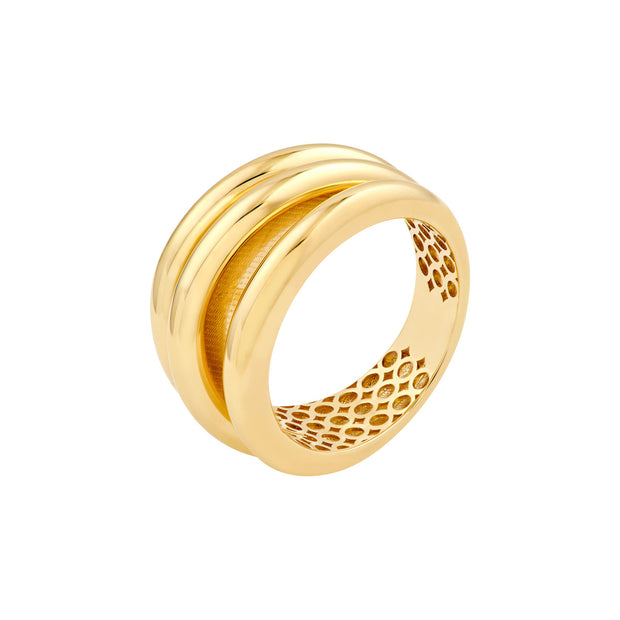 Three Row Tube Ring