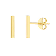 Mini Gold Bar Studs