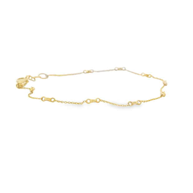 Dainty Diamond Station Bracelet