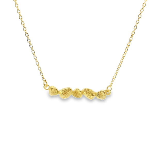Vermeil Nugget Necklace