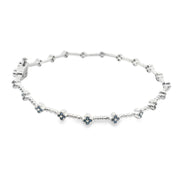 Sapphire Clover Bracelet