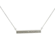 Diamond Bar Pendant