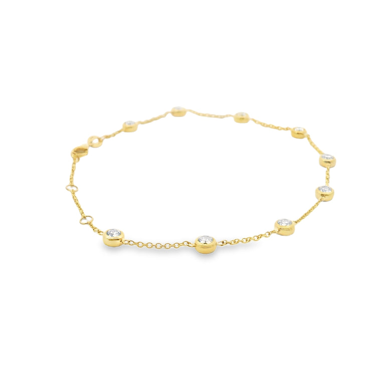 1 Carat Diamond Station Bracelet