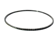 Black Diamond Bangle Bracelet