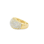 Scatter Pave Dome Ring