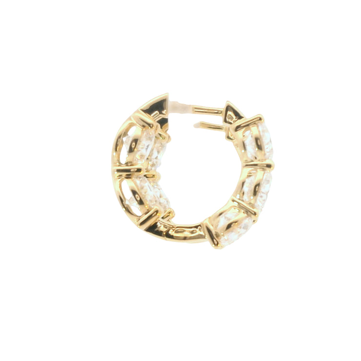 5 Carat Lab Grown Diamonds Huggies