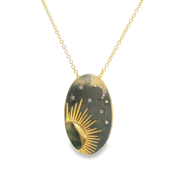 Sun, Moon, and Stars Pendant