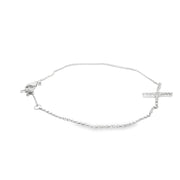 Diamond Cross Chain Bracelet