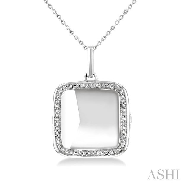 Sterling Silver Square Locket