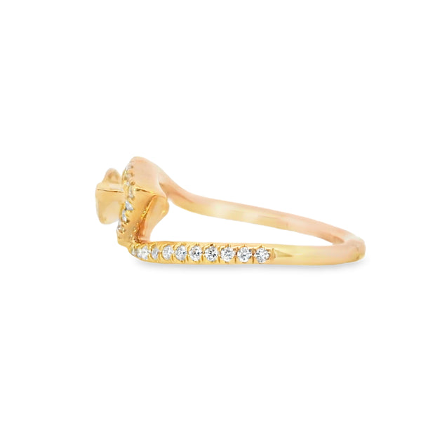 Morganite and Diamond Ring