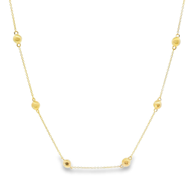 Beaded Station Necklace