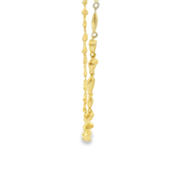 Vermeil Nugget Choker Necklace
