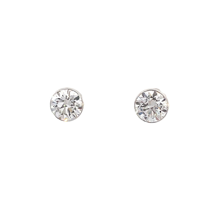 Lab Grown Diamond Bezel Set Solitaires