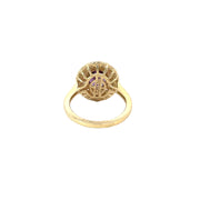 Yellow Gold Multi Sapphire Diamond Ring