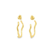 Jorge Revilla Vermeil Wavy Hoops