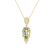 Mint Tourmaline Pendant