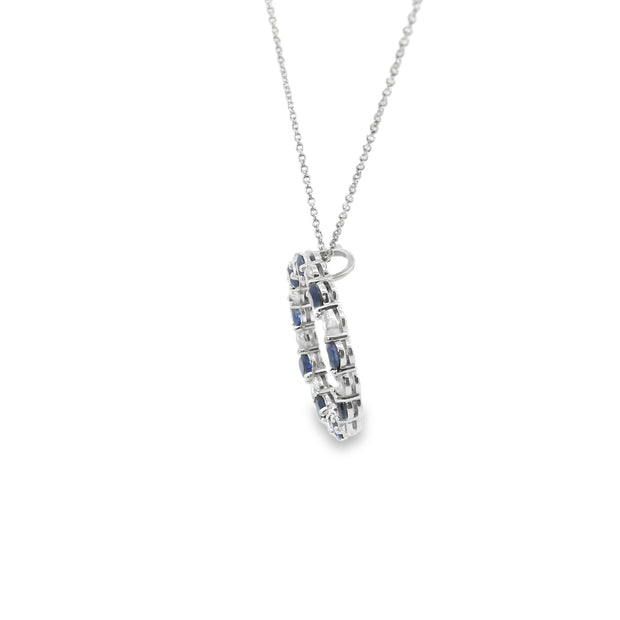 Sapphire and Diamond Pendant
