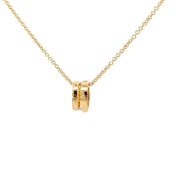 Yellow Modern Electrum Diamond Necklace