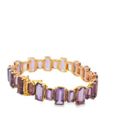 Amethyst and Diamond Bracelet
