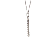 18 Karat White Gold Diamond Pendant Necklace
