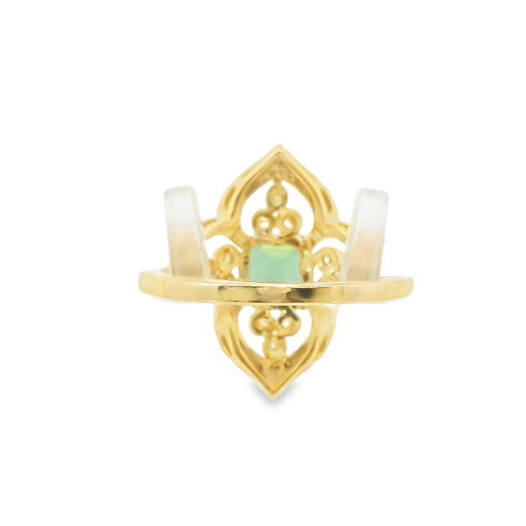 Mint Tourmaline Ring