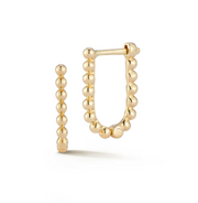U-Shaped Beaded Huggies