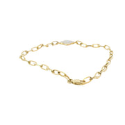 Diamond Pave Clover Bracelet